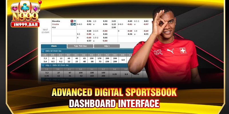 Advanced Digital Sportsbook Dashboard Interface