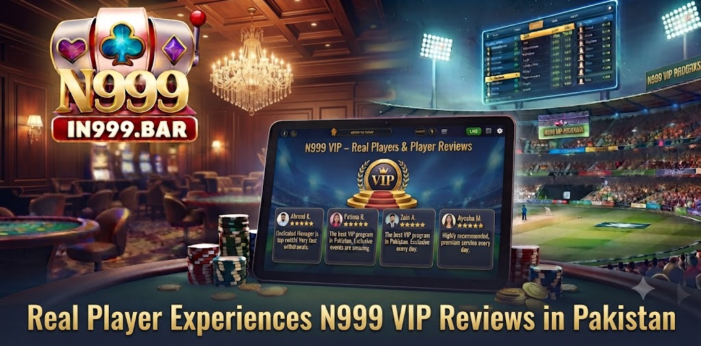 Real Player Experiences N999 VIP Reviews in Pakistan